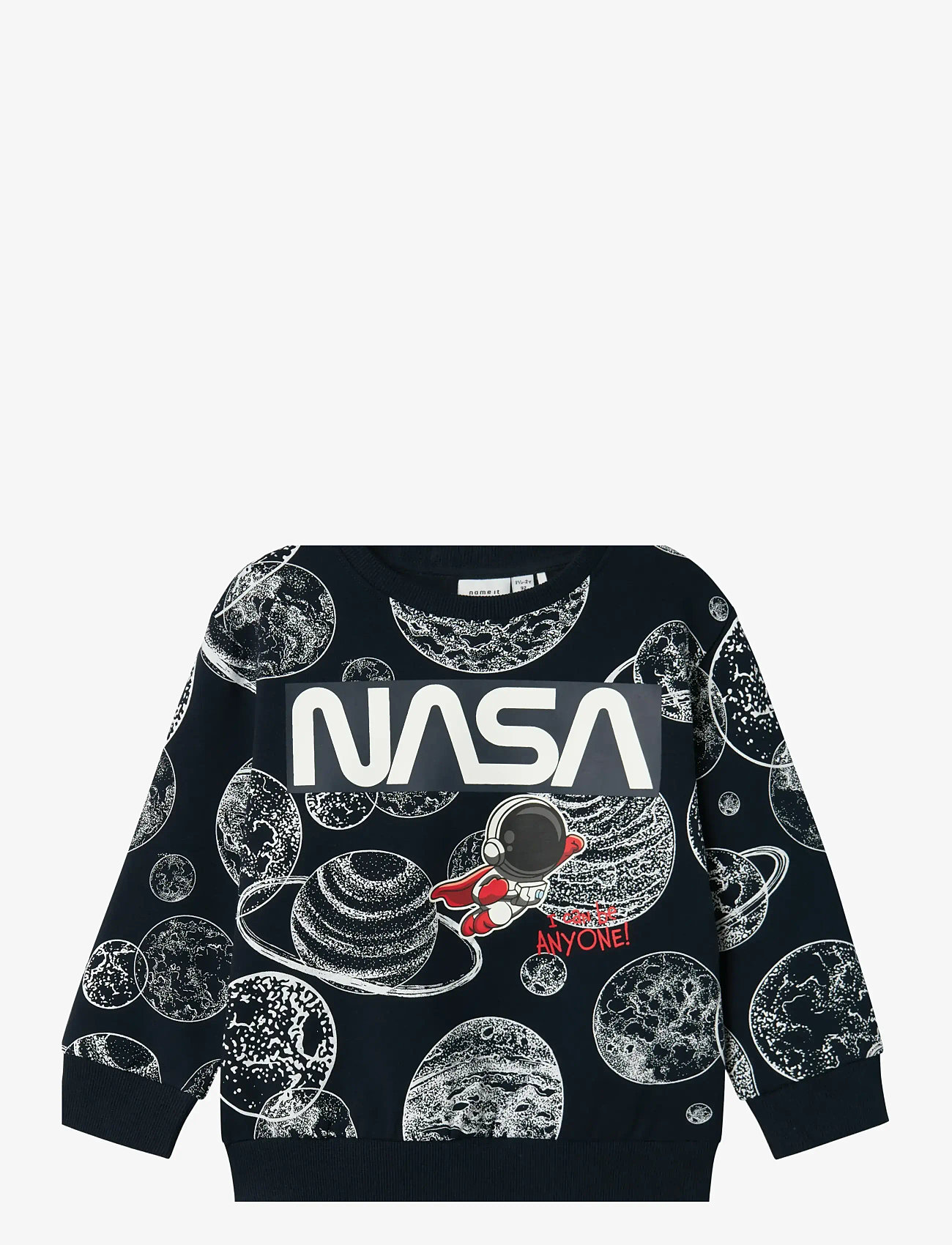 name it - NMMDAIM NASA NREG SWEAT BRU NAS - sweatshirts - navy blazer - 0