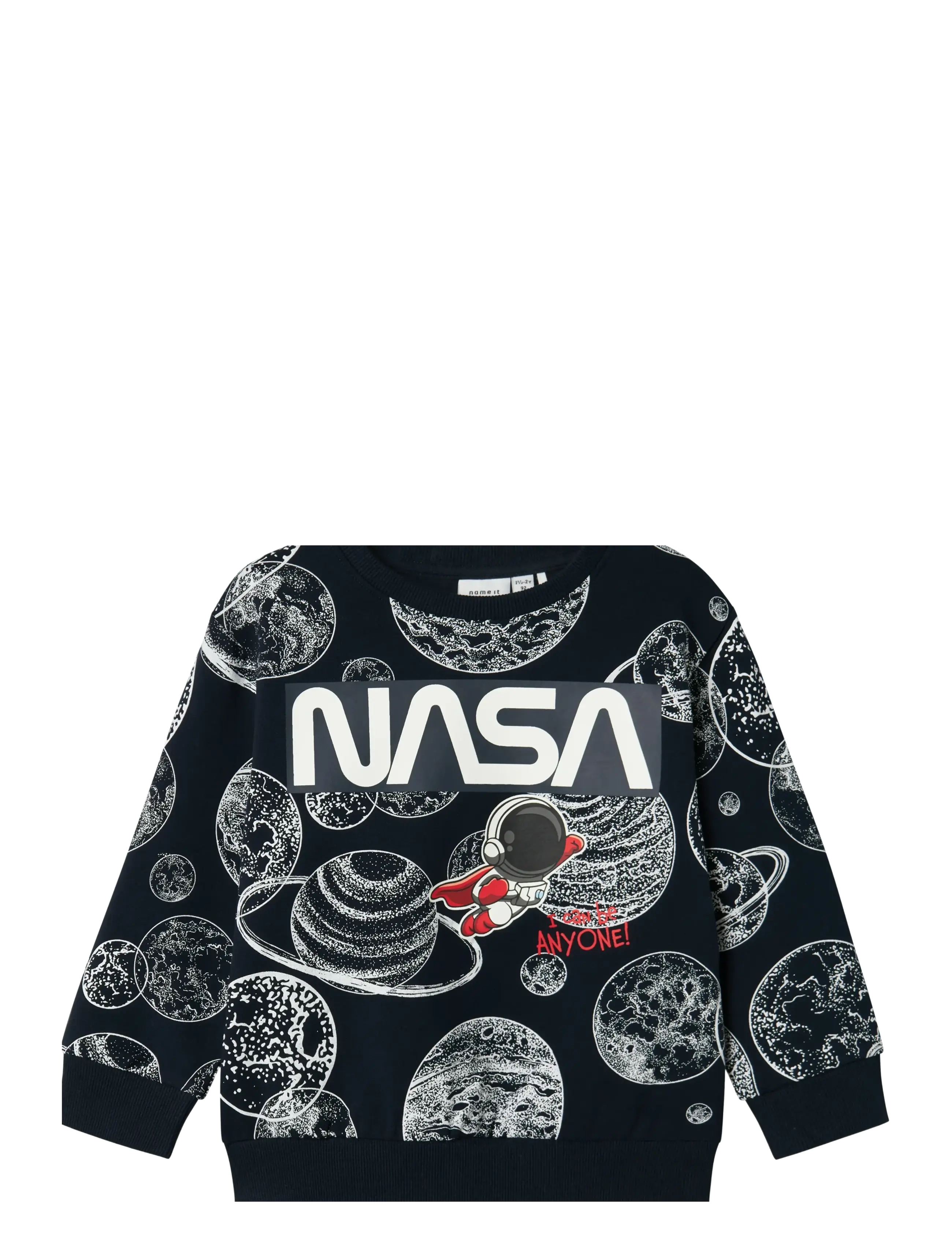 name it NMMDAIM NASA NREG SWEAT BRU NAS - Överdelar - NAVY BLAZER / black