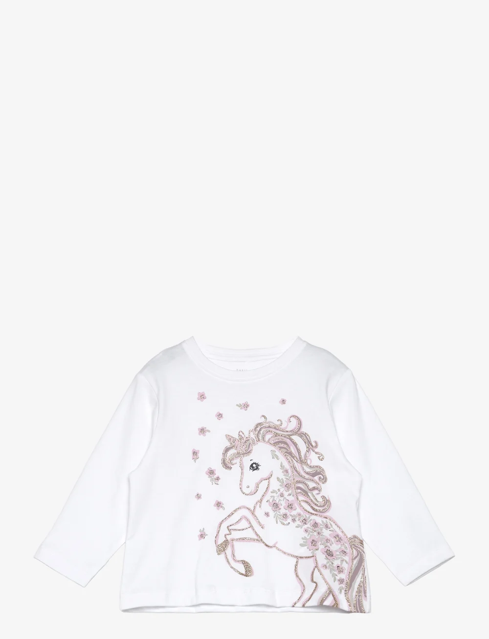 name it - NMFVALIANE LS NREG TOP - langærmede t-shirts - bright white - 0