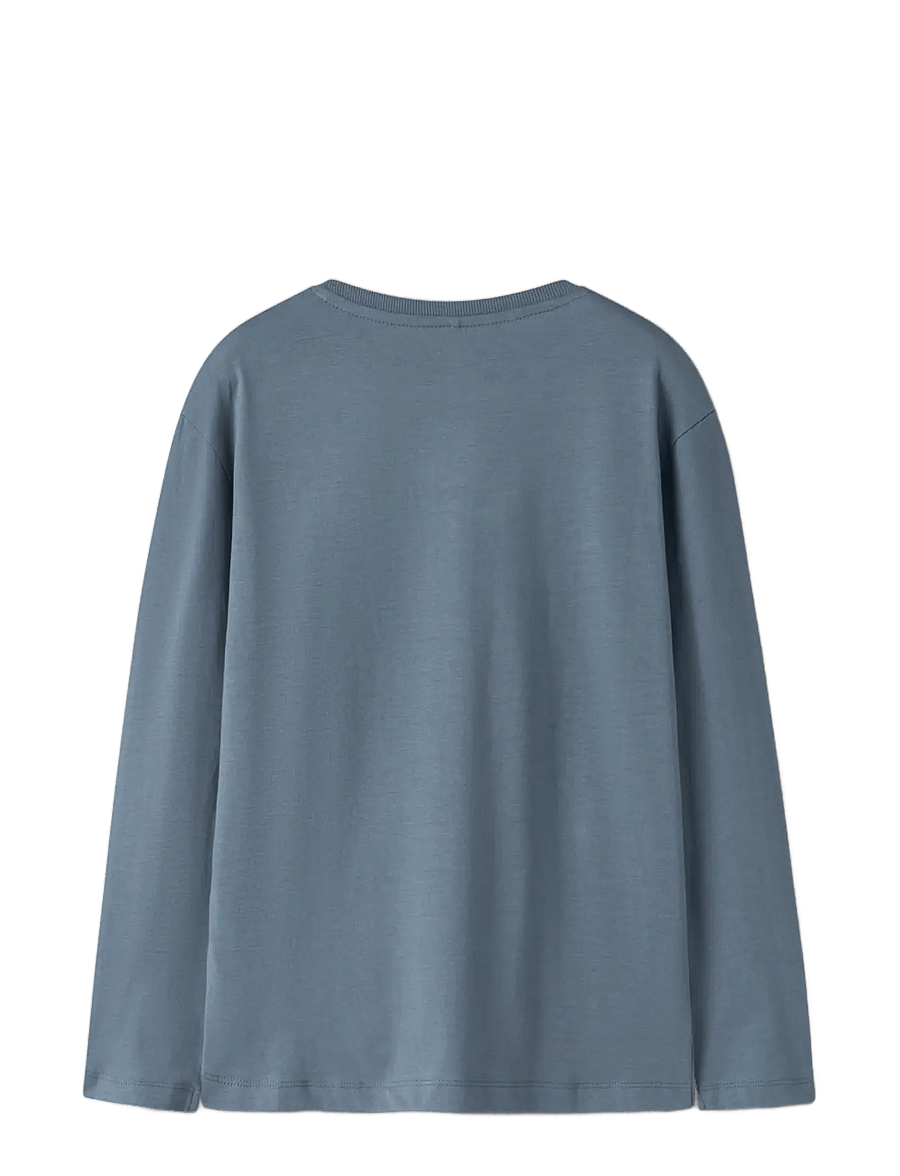 name it - NKMVOTO LS NREG TOP - langärmelig - blue mirage - 1