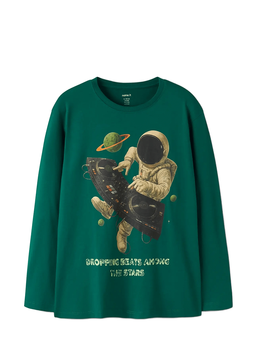name it - NKMVOTO LS NREG TOP - langärmelig - evergreen - 2