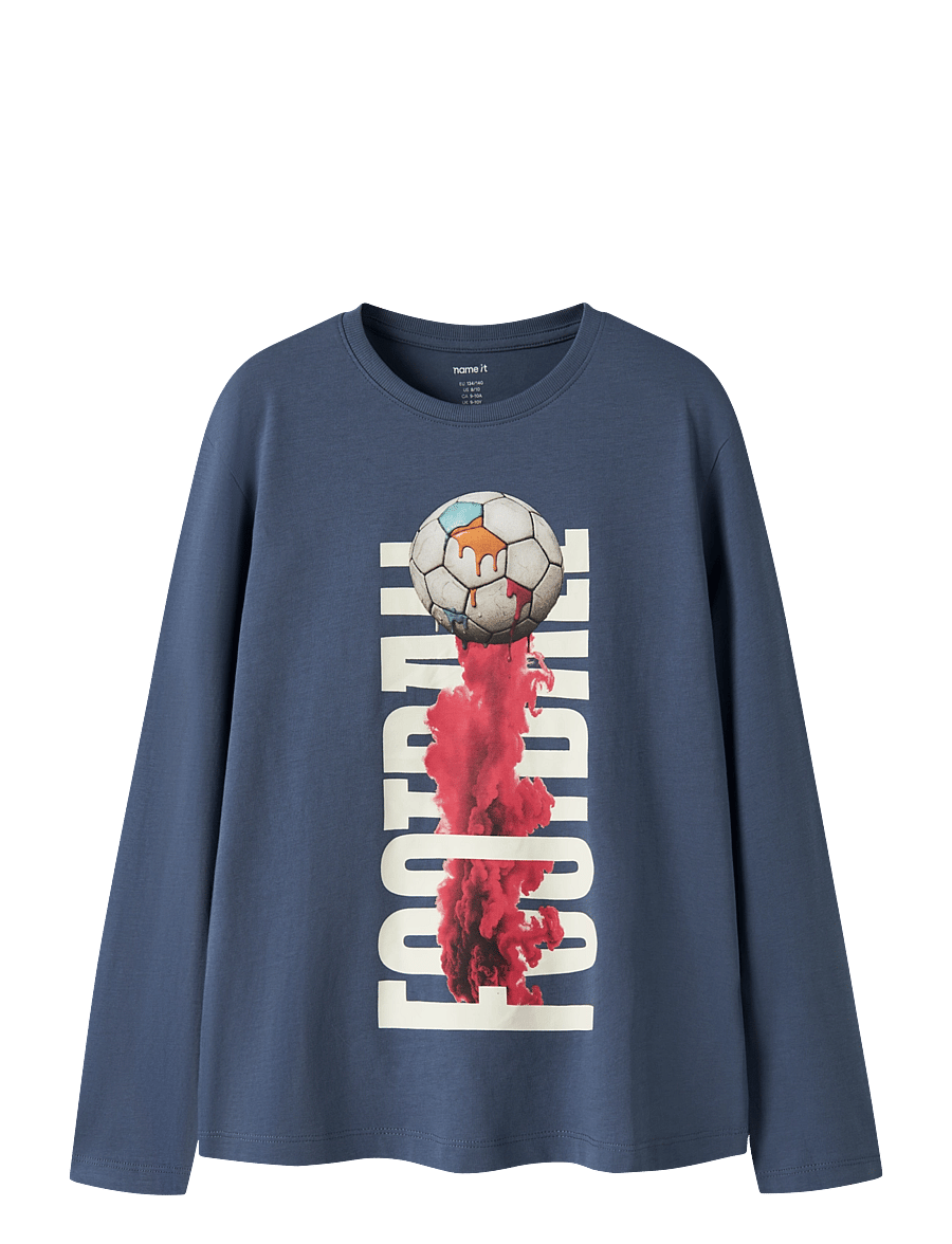 name it - NKMVOTO LS NREG TOP - sporditopid - vintage indigo - 0