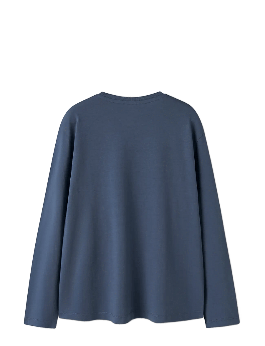 name it - NKMVOTO LS NREG TOP - sporditopid - vintage indigo - 1