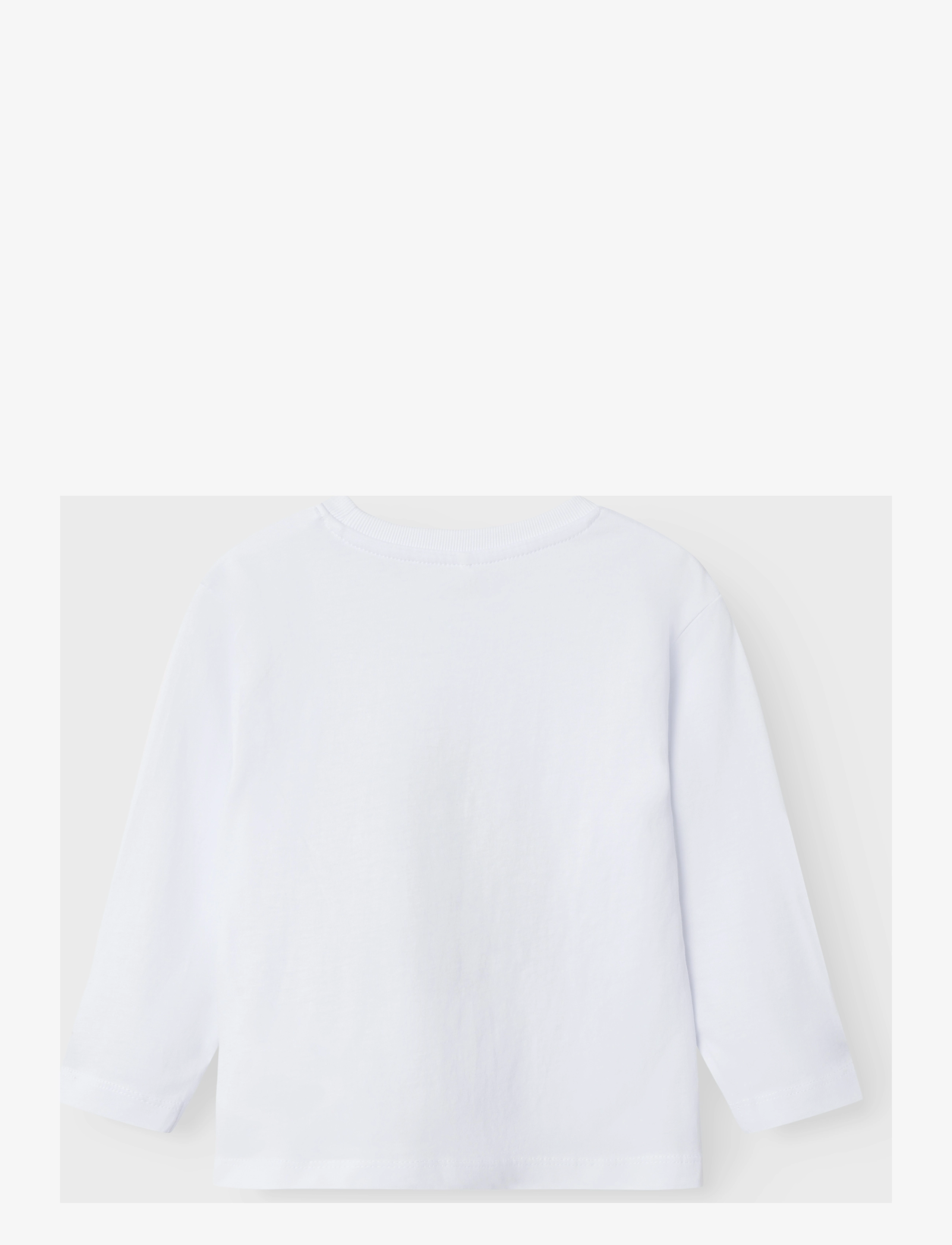 name it - NMMVOTO LS NREG TOP - t-shirts - bright white - 1