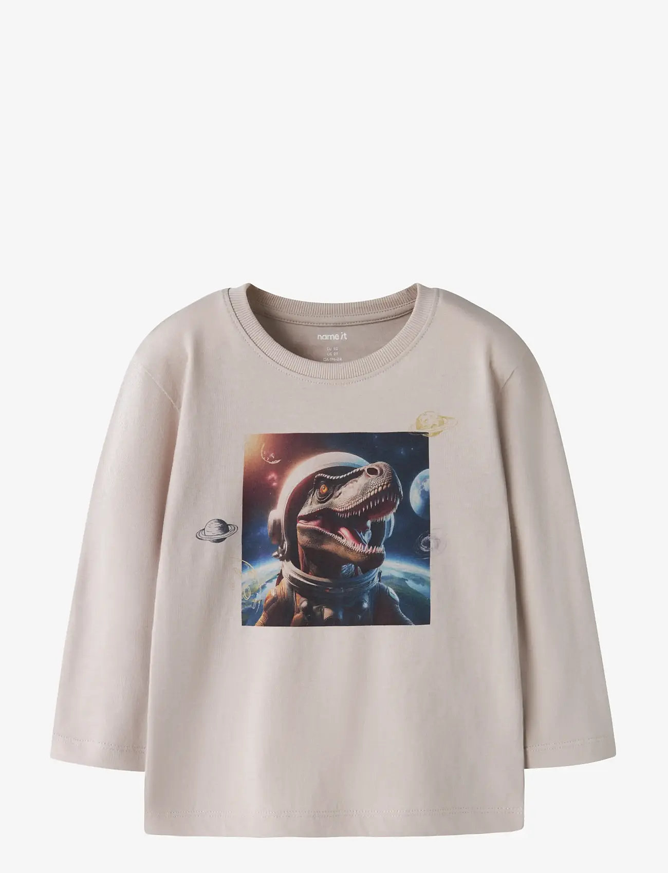 name it - NMMVOTO LS NREG TOP - langærmede t-shirts - chateau gray - 1