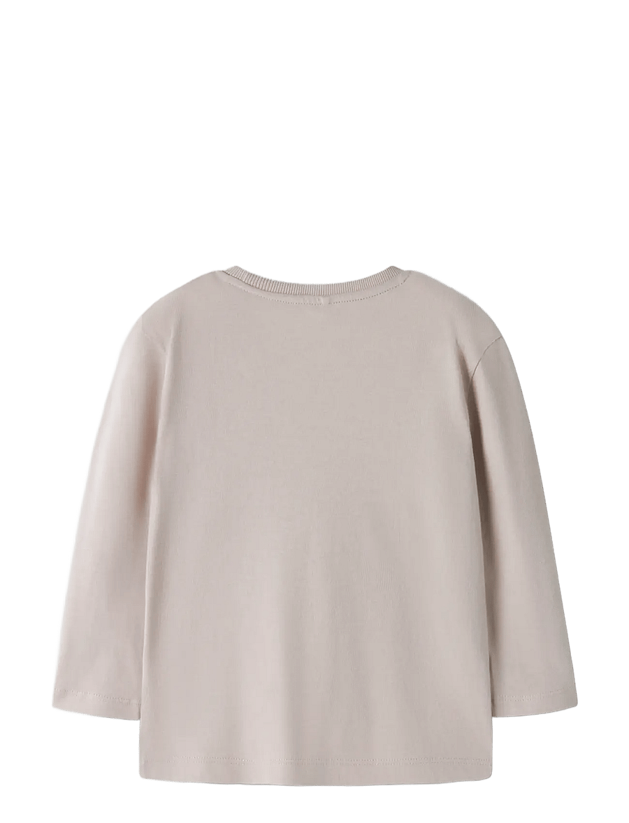 name it - NMMVOTO LS NREG TOP - långärmade t-shirts - chateau gray - 2