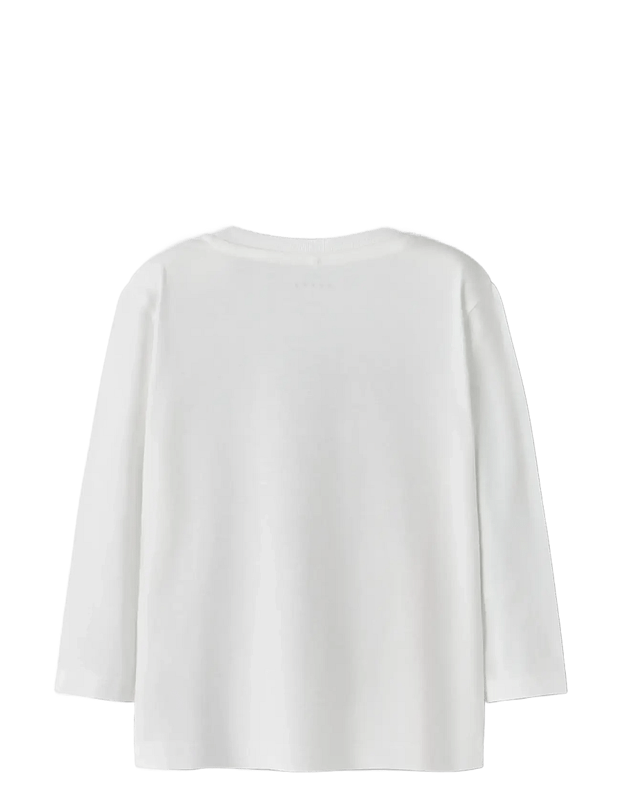 name it - NMMVOTO LS NREG TOP - pikkade varrukatega t-särgid - cloud dancer - 2