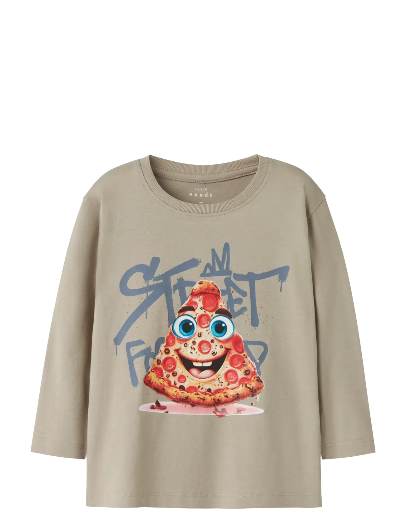 name it NMMVOTO LS NREG TOP - T-skjorter og underdeler - ISLAND FOSSIL / beige