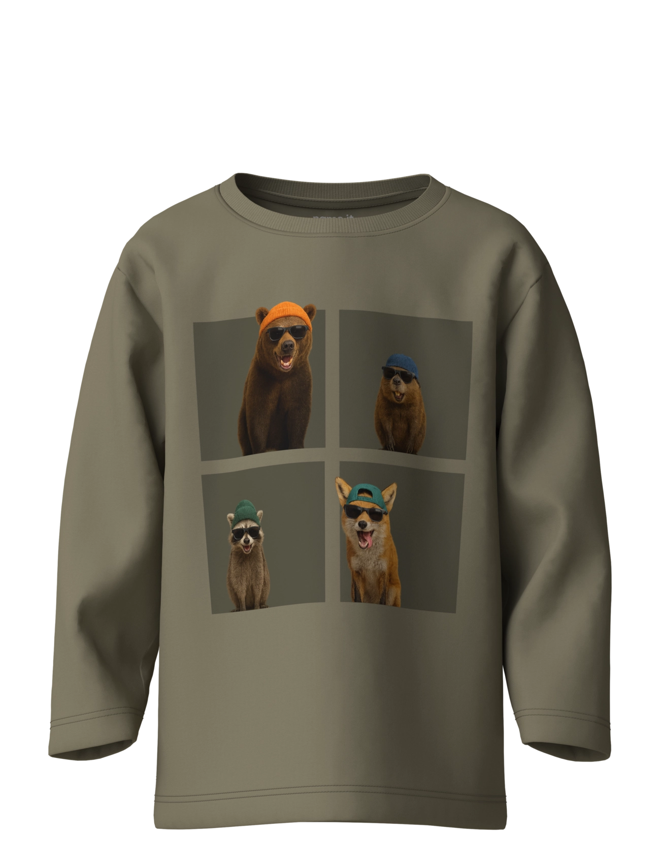 name it NMMVOTO LS NREG TOP - Name it - MERMAID / khaki/green