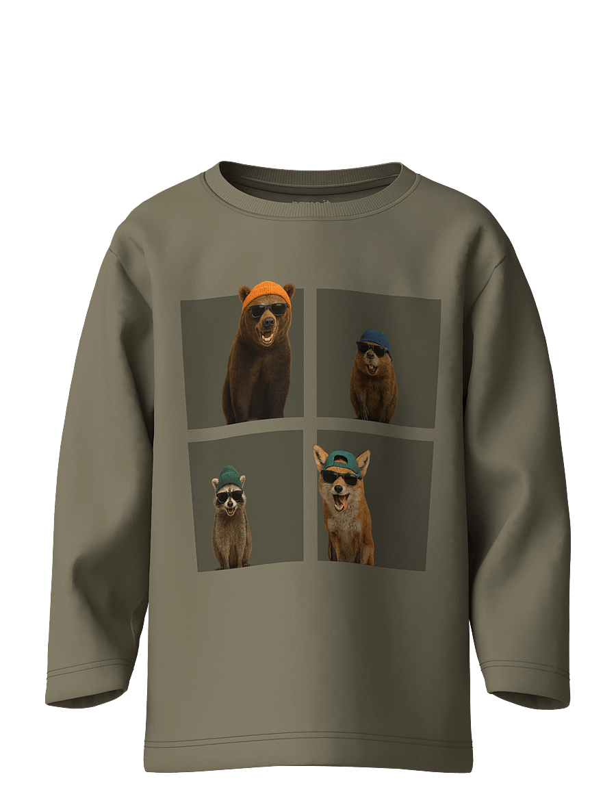 name it - NMMVOTO LS NREG TOP - pikkade varrukatega t-särgid - mermaid - 0