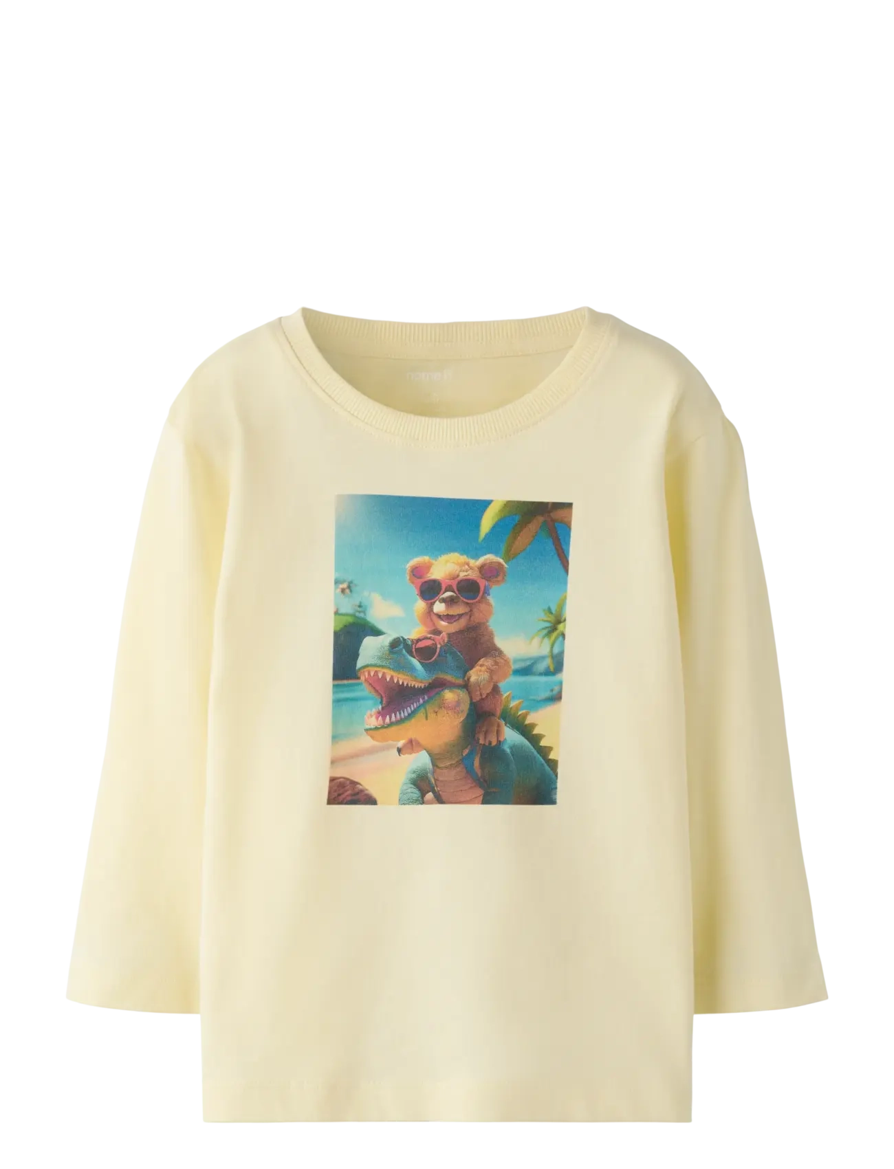 name it NMMVOTO LS NREG TOP - Kläder - PEAR SORBET / yellow