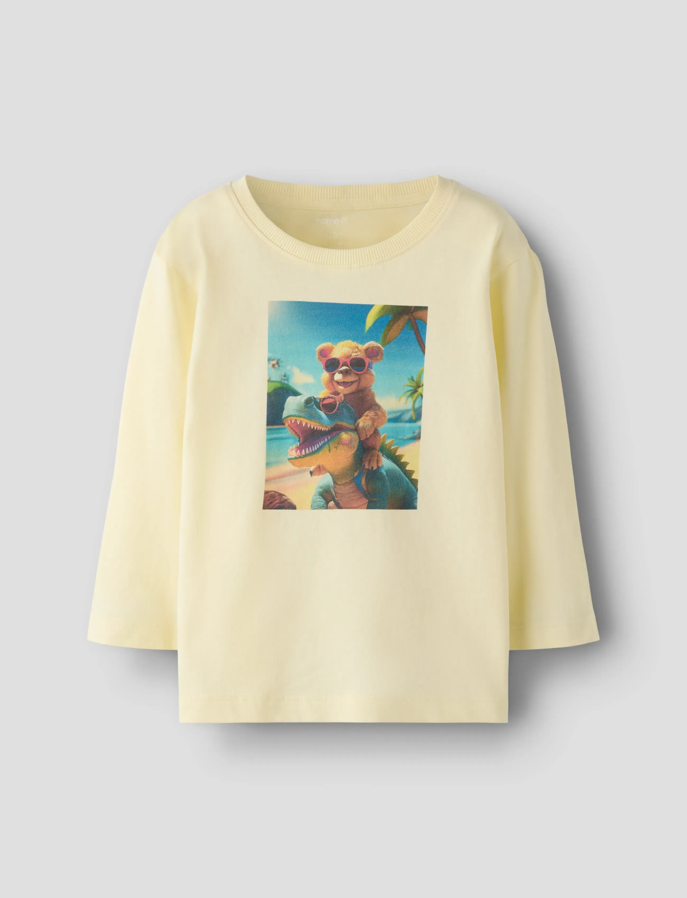 name it NMMVOTO LS NREG TOP - Oberteile & T-Shirts - PEAR SORBET / yellow