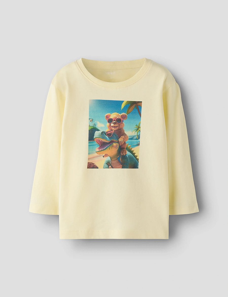 name it - NMMVOTO LS NREG TOP - pikkade varrukatega t-särgid - pear sorbet - 0