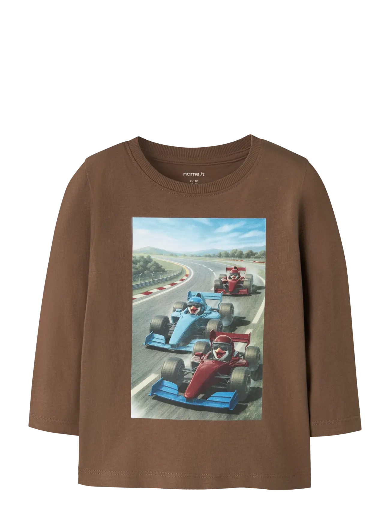 name it NMMVOTO LS NREG TOP - Oberteile & T-Shirts - SEPIA / brown