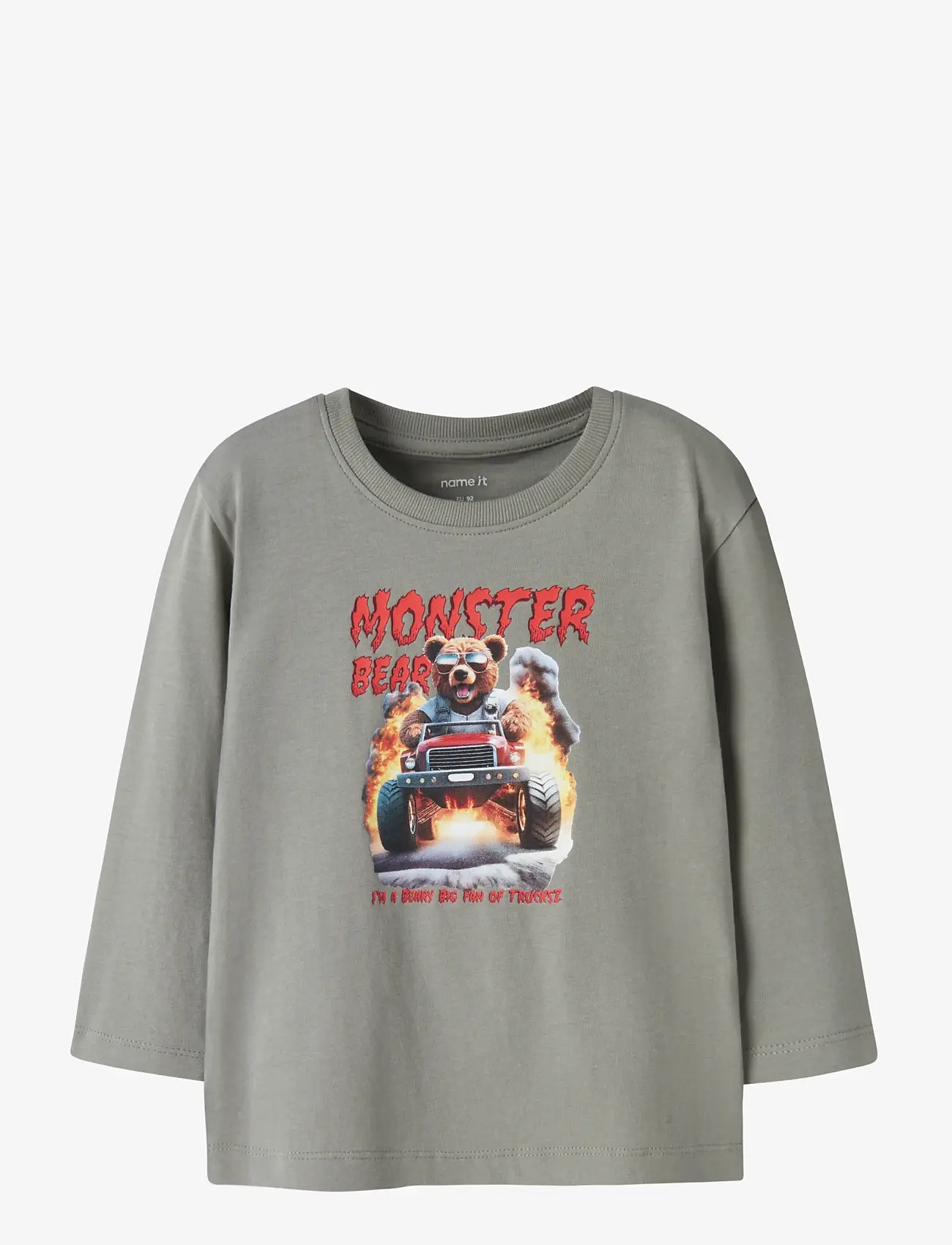 name it - NMMVOTO LS NREG TOP - langærmede t-shirts - shadow - 1