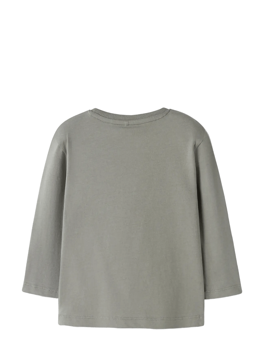name it - NMMVOTO LS NREG TOP - långärmade t-shirts - shadow - 2