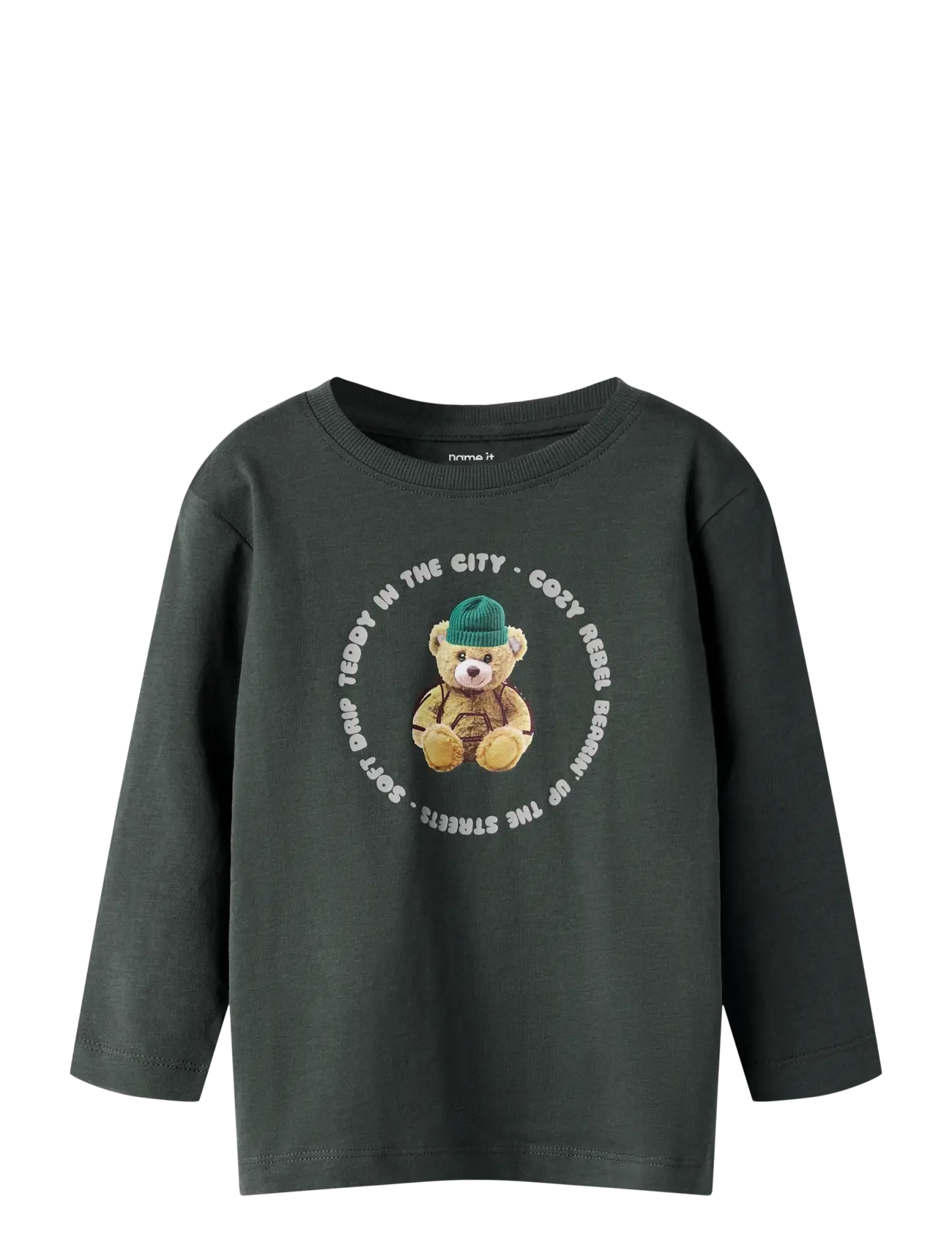 name it NMMVOTO LS NREG TOP - Põhitooted - URBAN CHIC / green