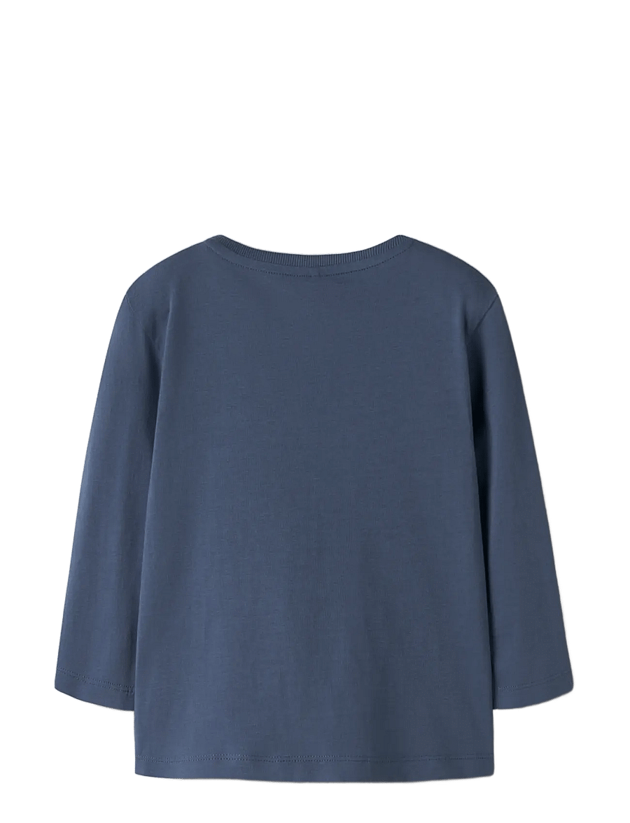 name it - NMMVOTO LS NREG TOP - pikkade varrukatega t-särgid - vintage indigo - 1