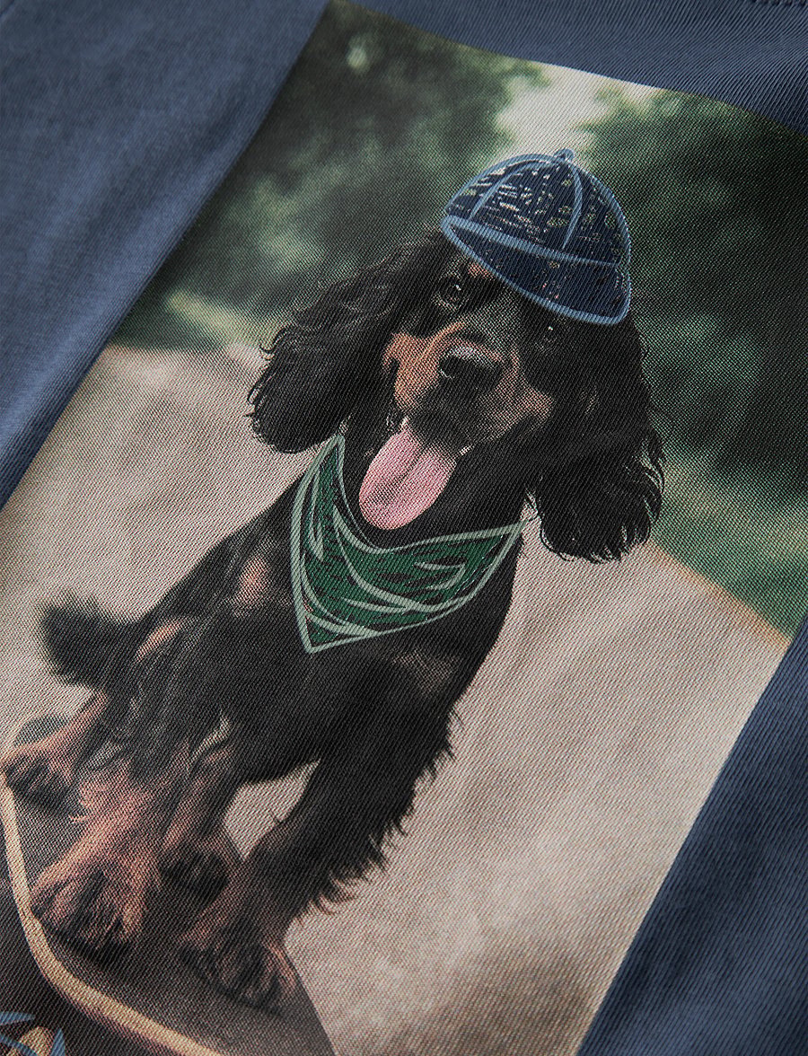 name it - NMMVOTO LS NREG TOP - pikkade varrukatega t-särgid - vintage indigo - 2