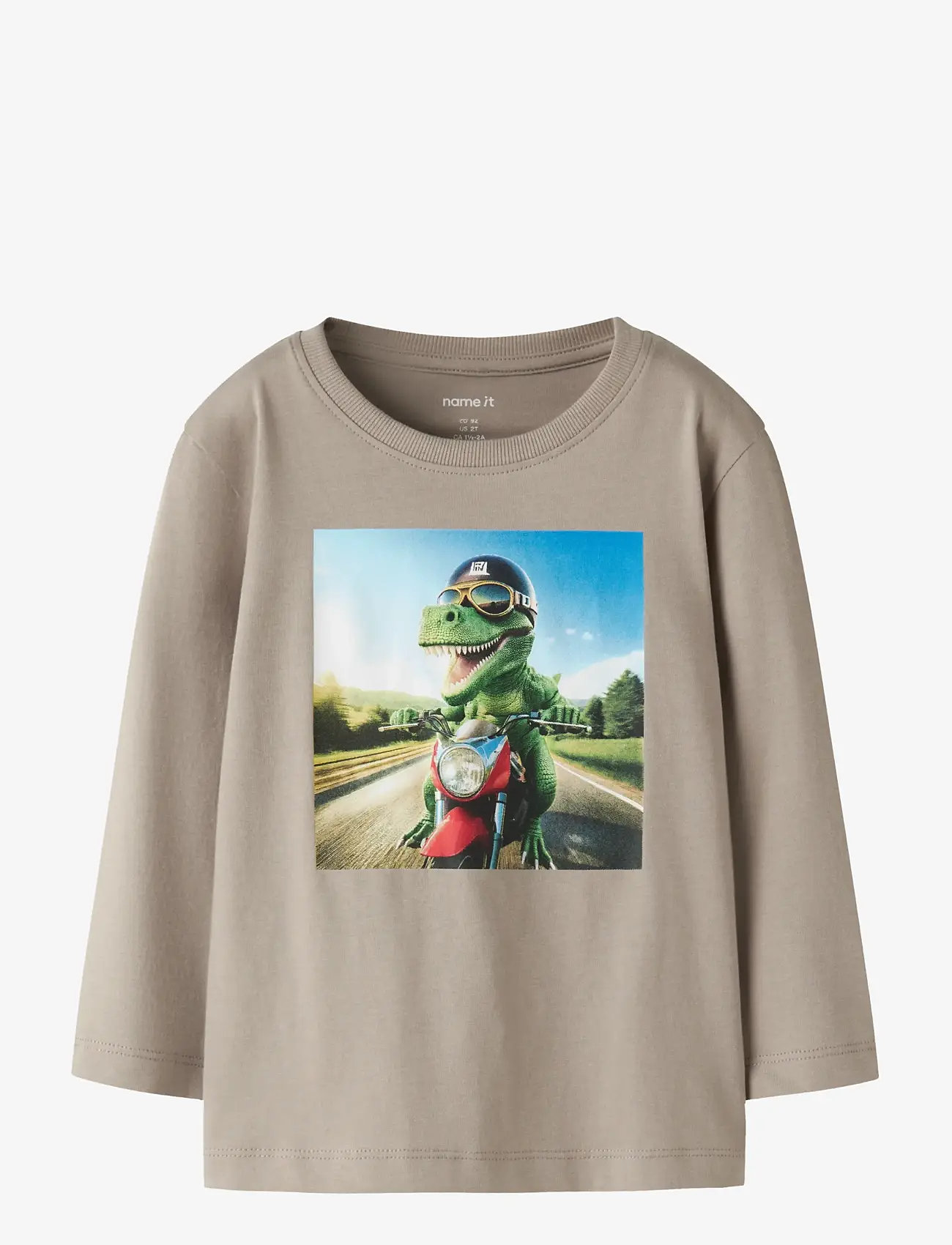 name it - NMMVOTO LS NREG TOP - langærmede t-shirts - vintage khaki - 1