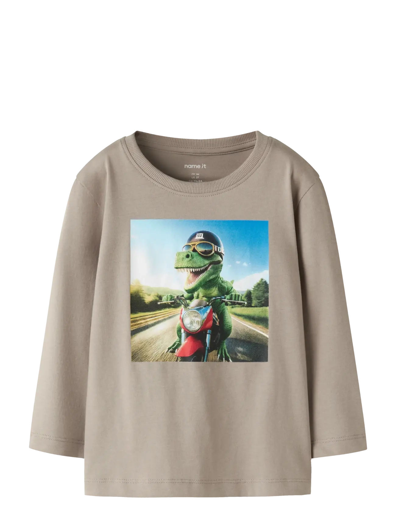 name it NMMVOTO LS NREG TOP - Kläder - VINTAGE KHAKI / beige