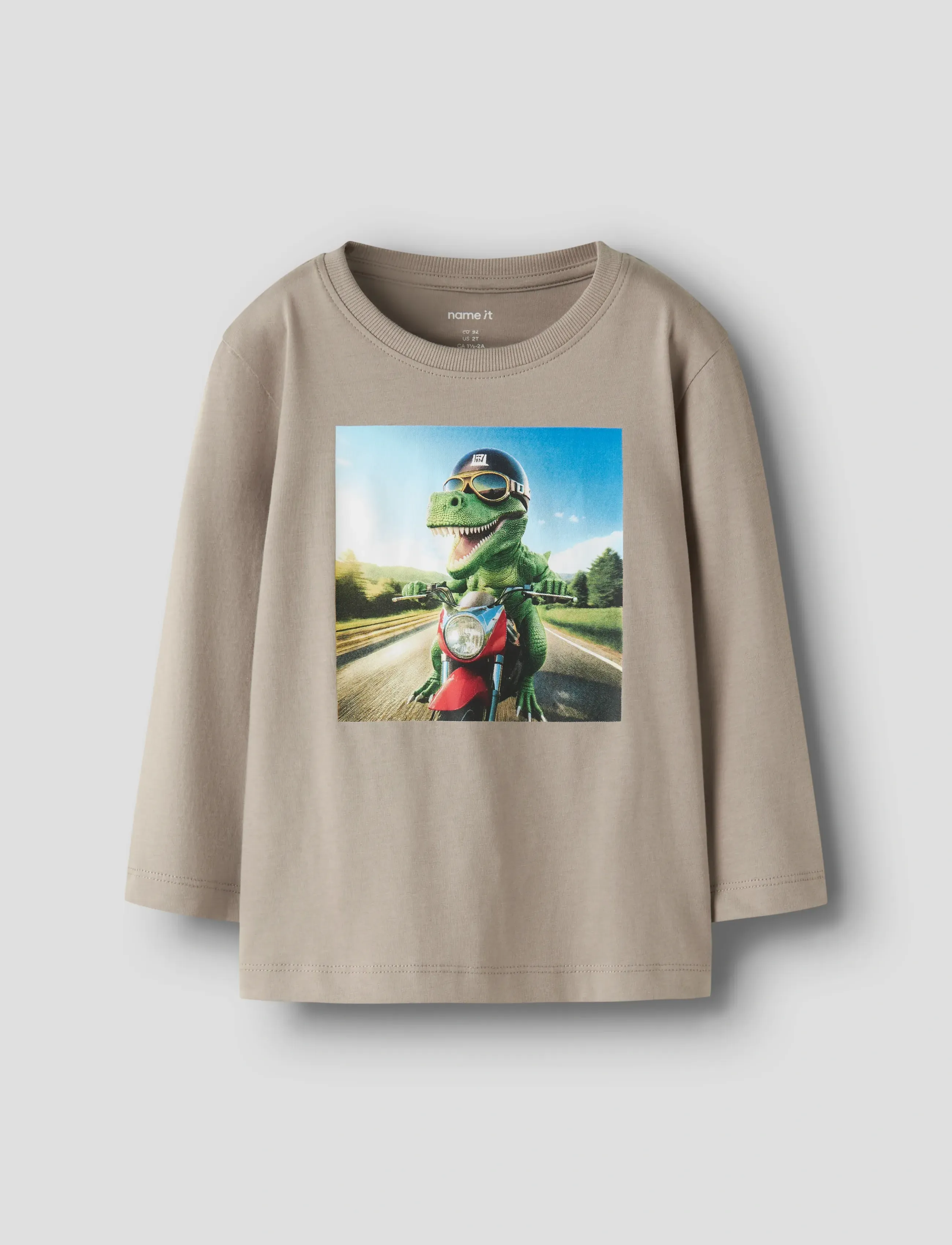 name it NMMVOTO LS NREG TOP - Toppe og t-shirts - VINTAGE KHAKI / beige
