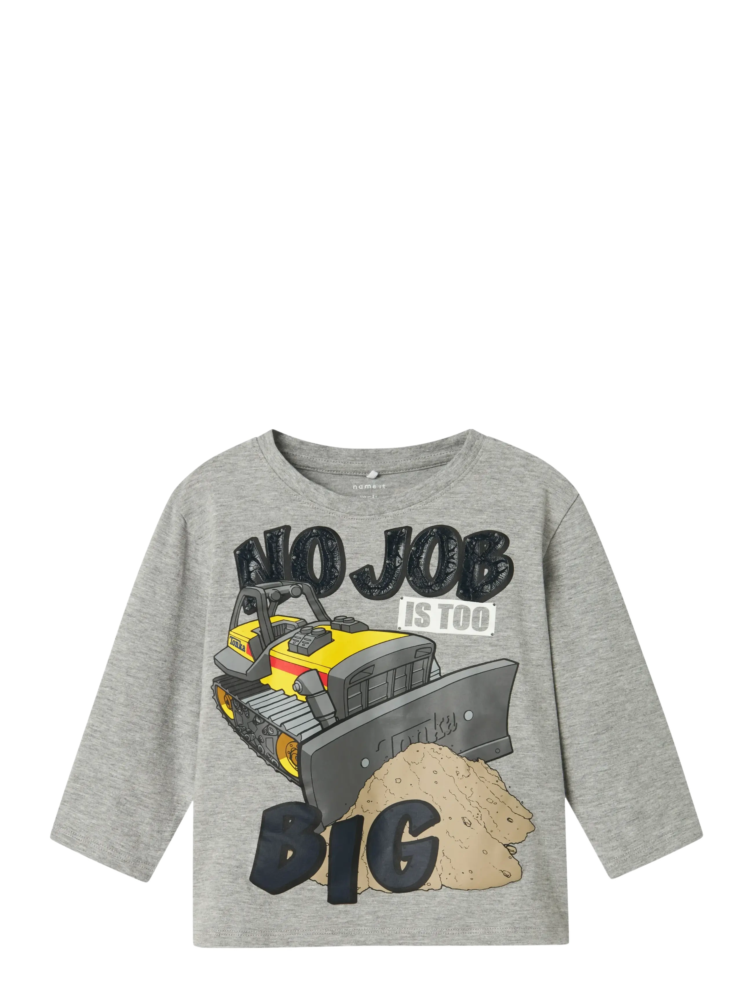 name it NMMJEREMY TONKA LS NREG TOP CPLG - 4 for 3 - GREY MELANGE / grey