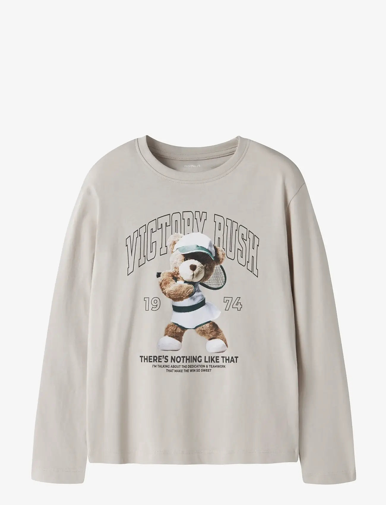 name it - NKFVOTEA LS NREG TOP - langærmede t-shirts - pumice stone - 1