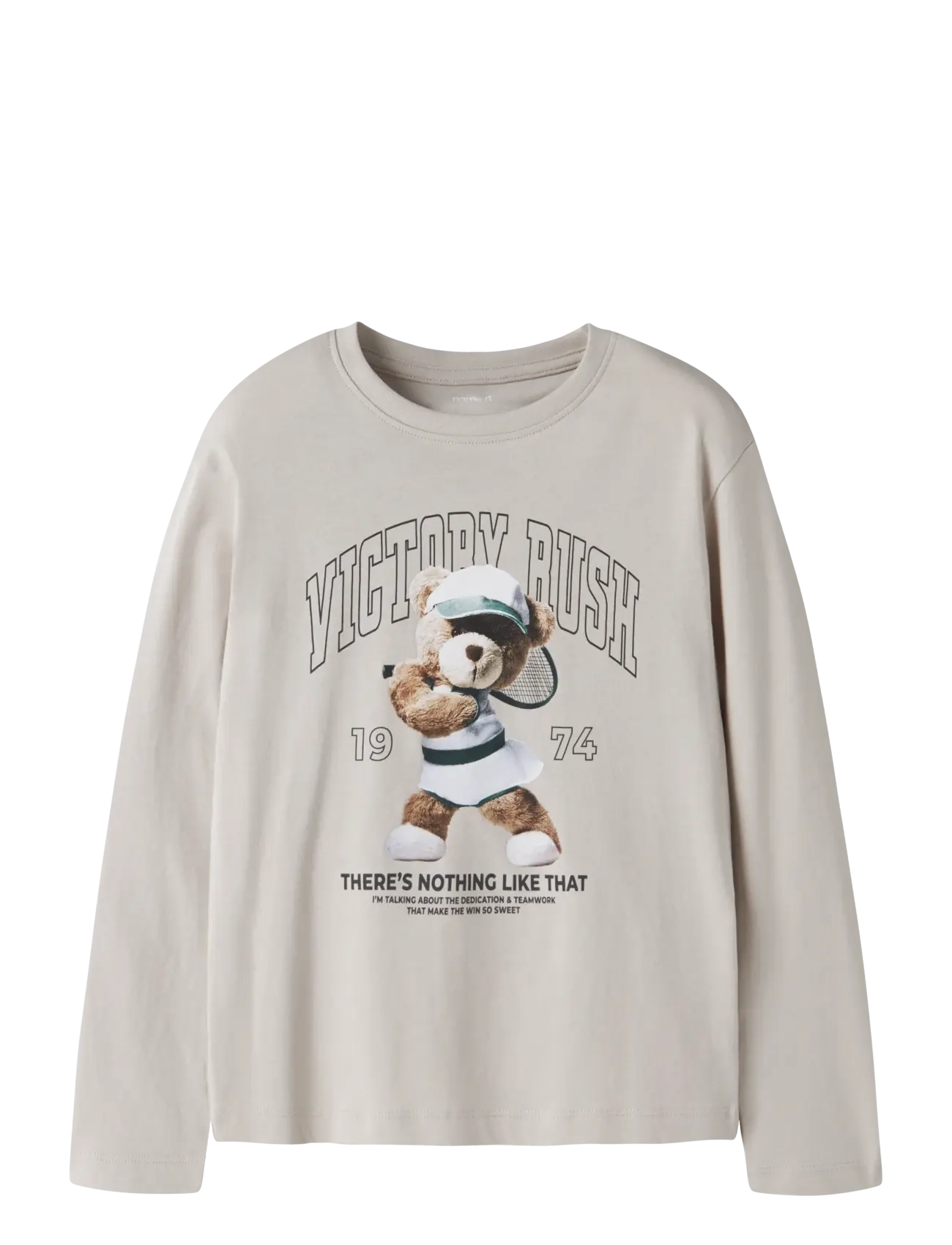 name it NKFVOTEA LS NREG TOP - Shop by age - PUMICE STONE / beige