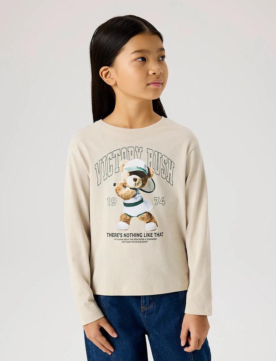 name it - NKFVOTEA LS NREG TOP - långärmade t-shirts - pumice stone - 4