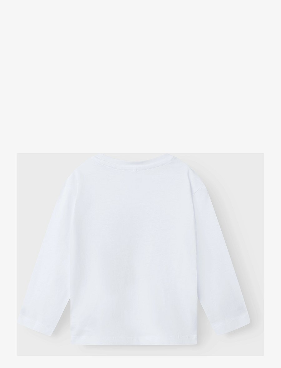name it - NMFVOTEA LS NREG TOP - langærmede t-shirts - bright white - 1