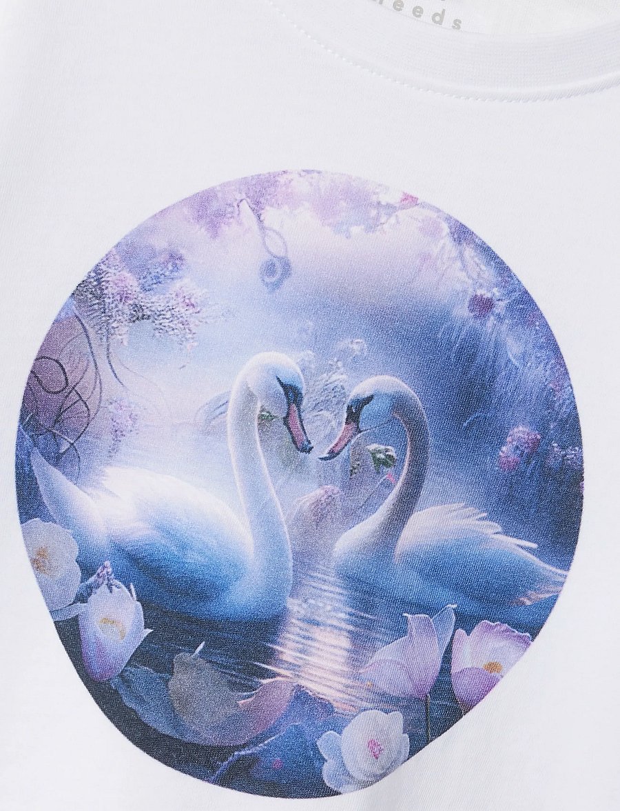 name it - NMFVOTEA LS NREG TOP - langærmede t-shirts - bright white - 2