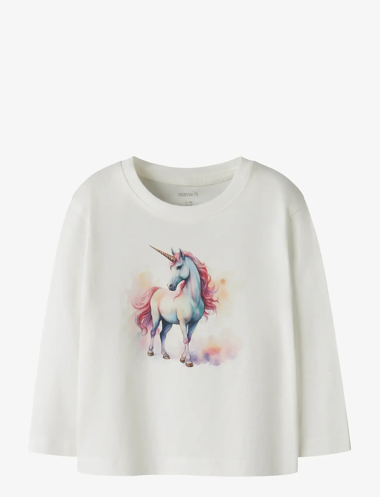 name it - NMFVOTEA LS NREG TOP - pikkade varrukatega t-särgid - cloud dancer - 1