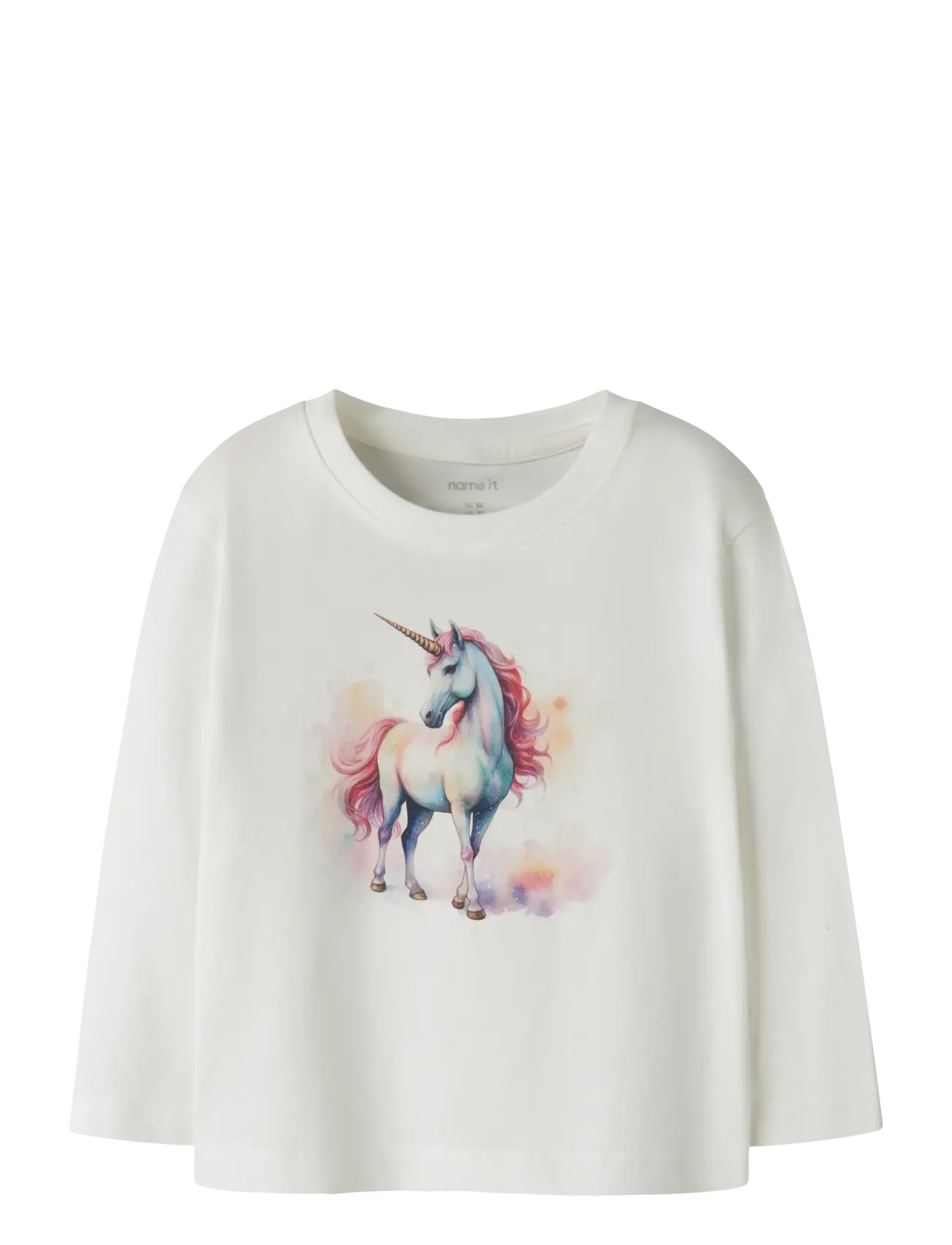 name it NMFVOTEA LS NREG TOP - Põhitooted - CLOUD DANCER / white