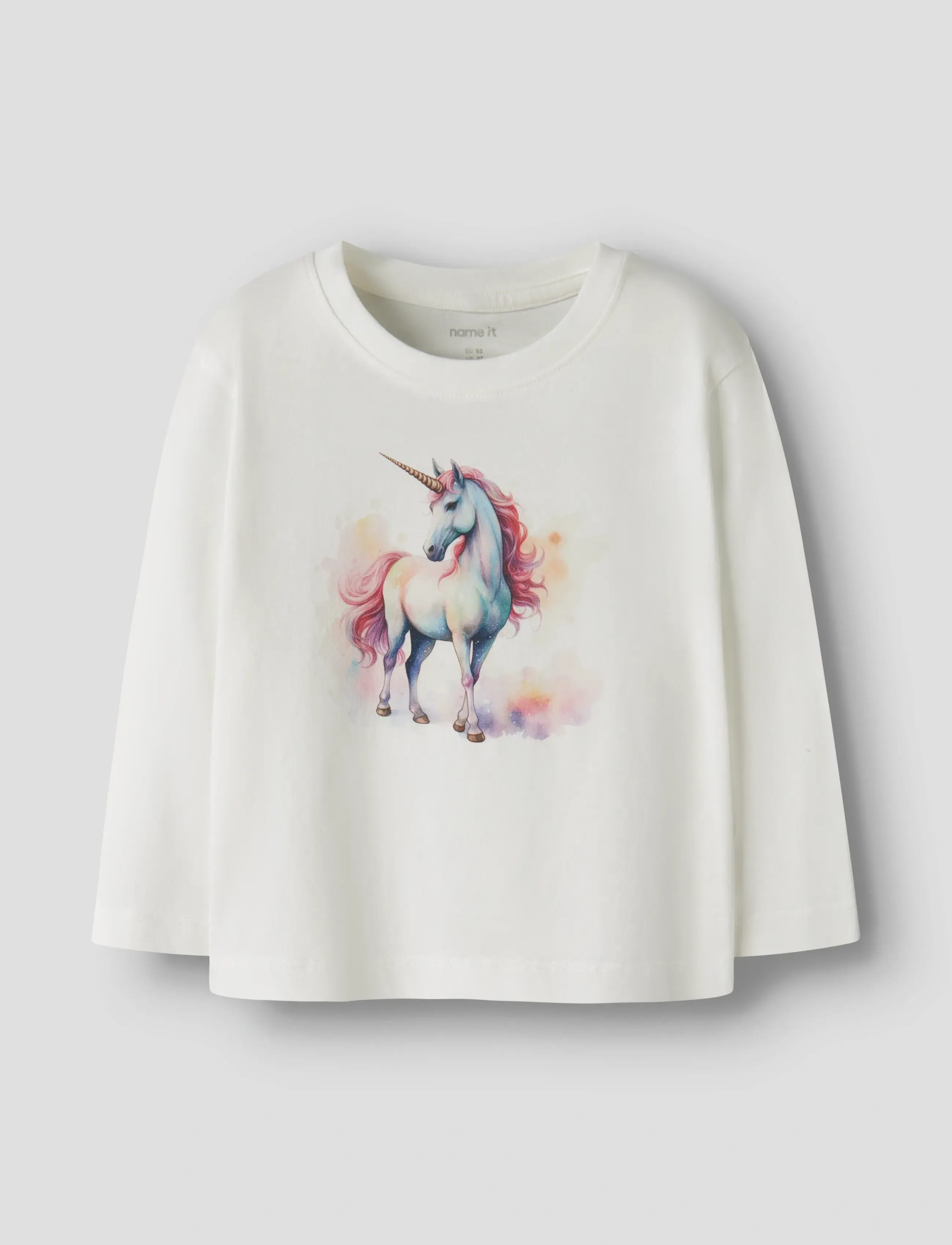 name it - NMFVOTEA LS NREG TOP - long-sleeved t-shirts - cloud dancer - 0
