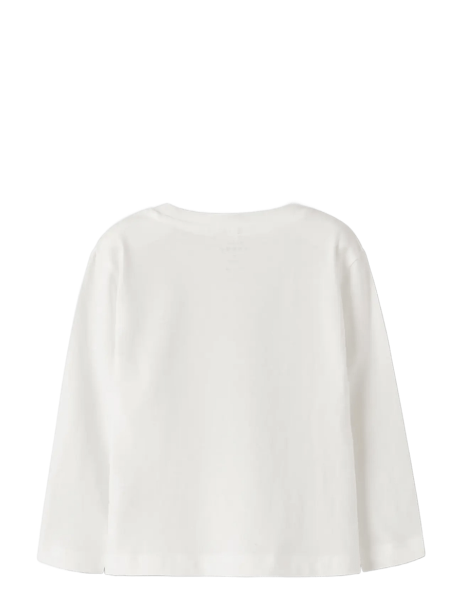 name it - NMFVOTEA LS NREG TOP - långärmade t-shirts - cloud dancer - 2