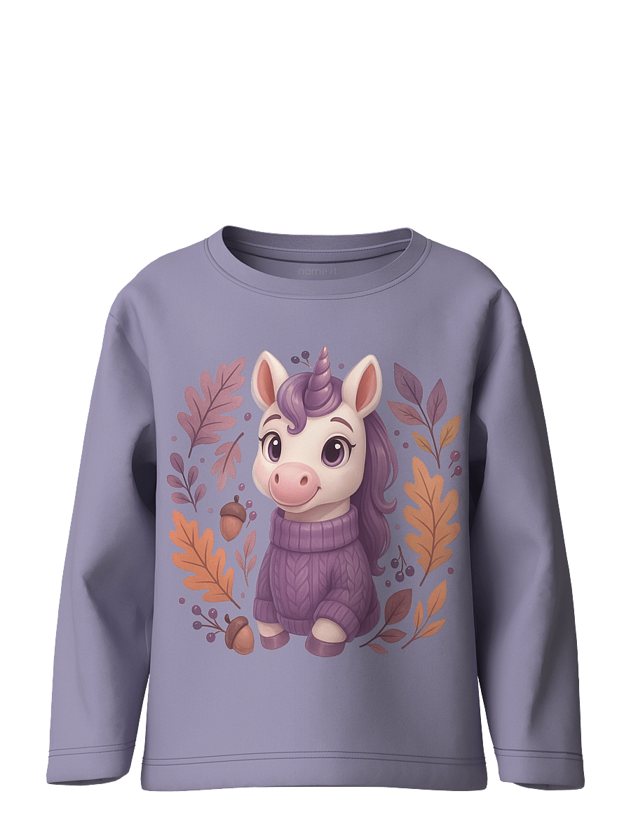 name it - NMFVOTEA LS NREG TOP - langärmelig - heirloom lilac - 0