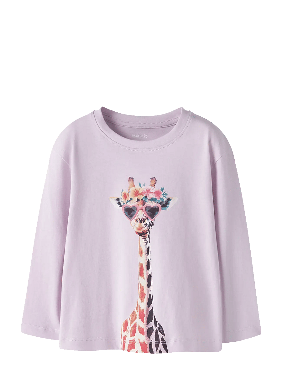 name it - NMFVOTEA LS NREG TOP - långärmade t-shirts - lavender fog - 1