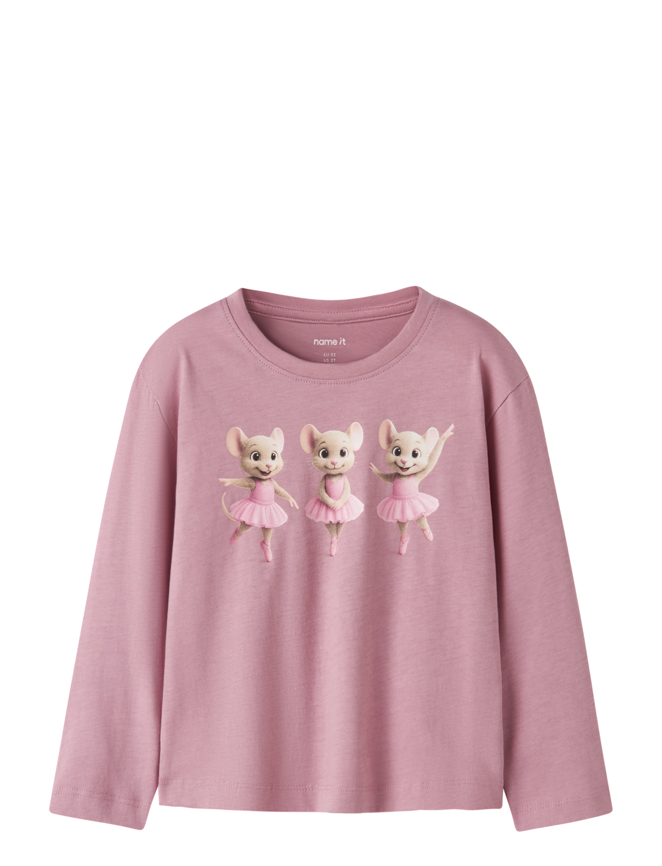 name it NMFVOTEA LS NREG TOP - Toppe og t-shirts - LILAS / pink/rose