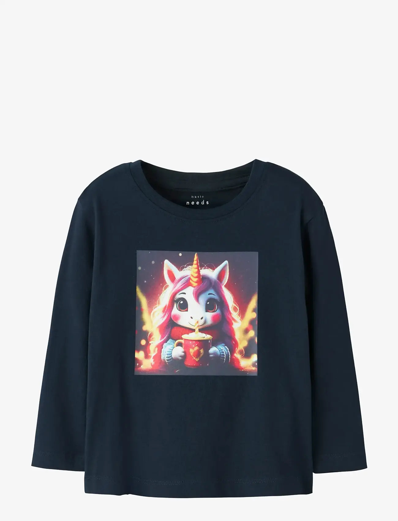 name it - NMFVOTEA LS NREG TOP - pikkade varrukatega t-särgid - navy blazer - 0