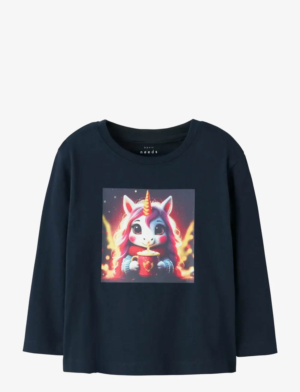 name it - NMFVOTEA LS NREG TOP - langærmede t-shirts - navy blazer - 0