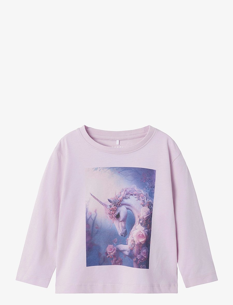 name it - NMFVOTEA LS NREG TOP - långärmade t-shirts - winsome orchid - 0