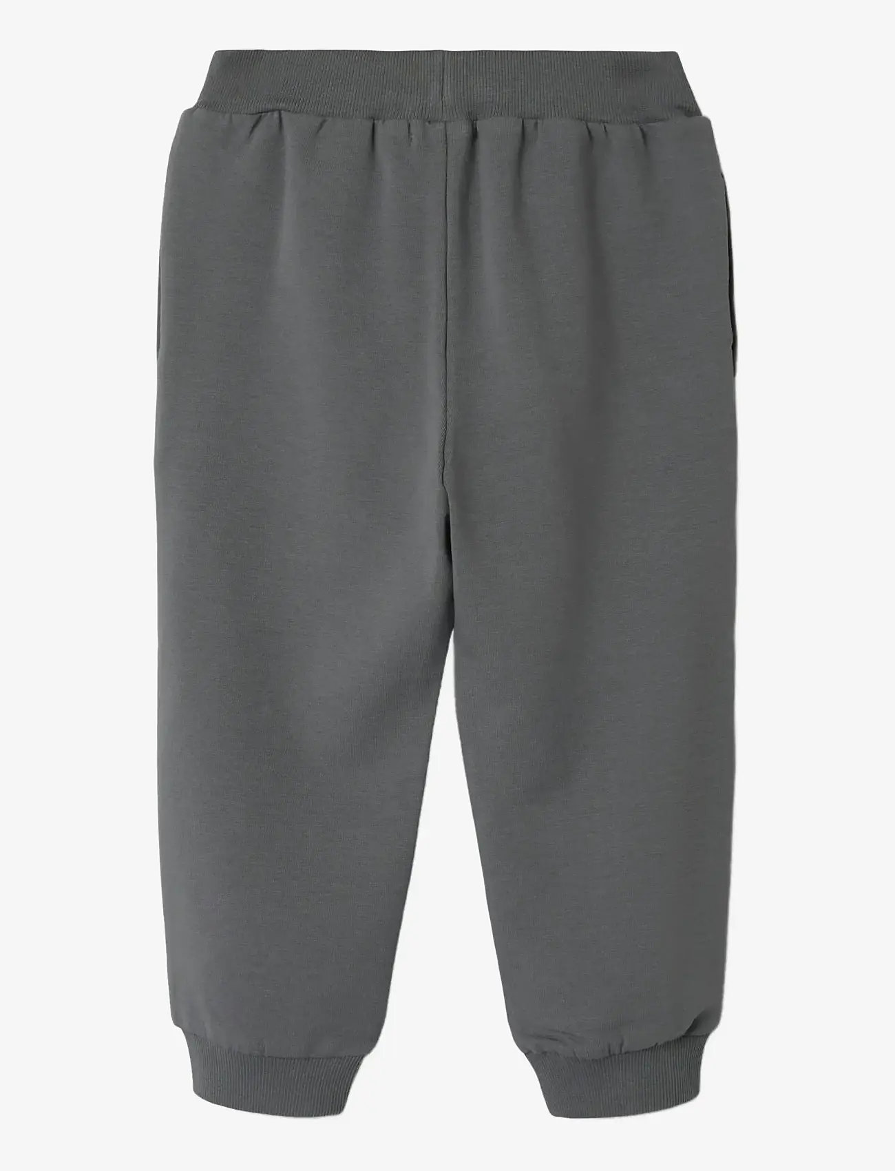 name it - NMMJONCE PAW NREG SWE PANTS UNB CPLG - mjukisbyxor - lava smoke - 1