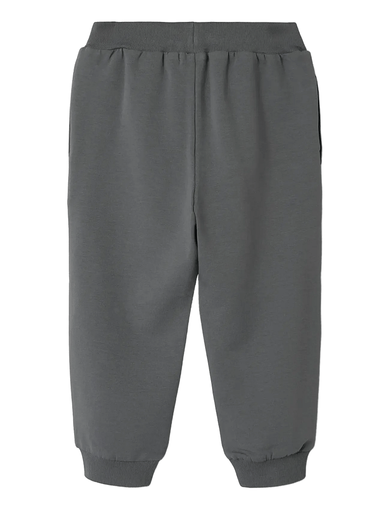 name it - NMMJONCE PAW NREG SWE PANTS UNB CPLG - mjukisbyxor - lava smoke - 1