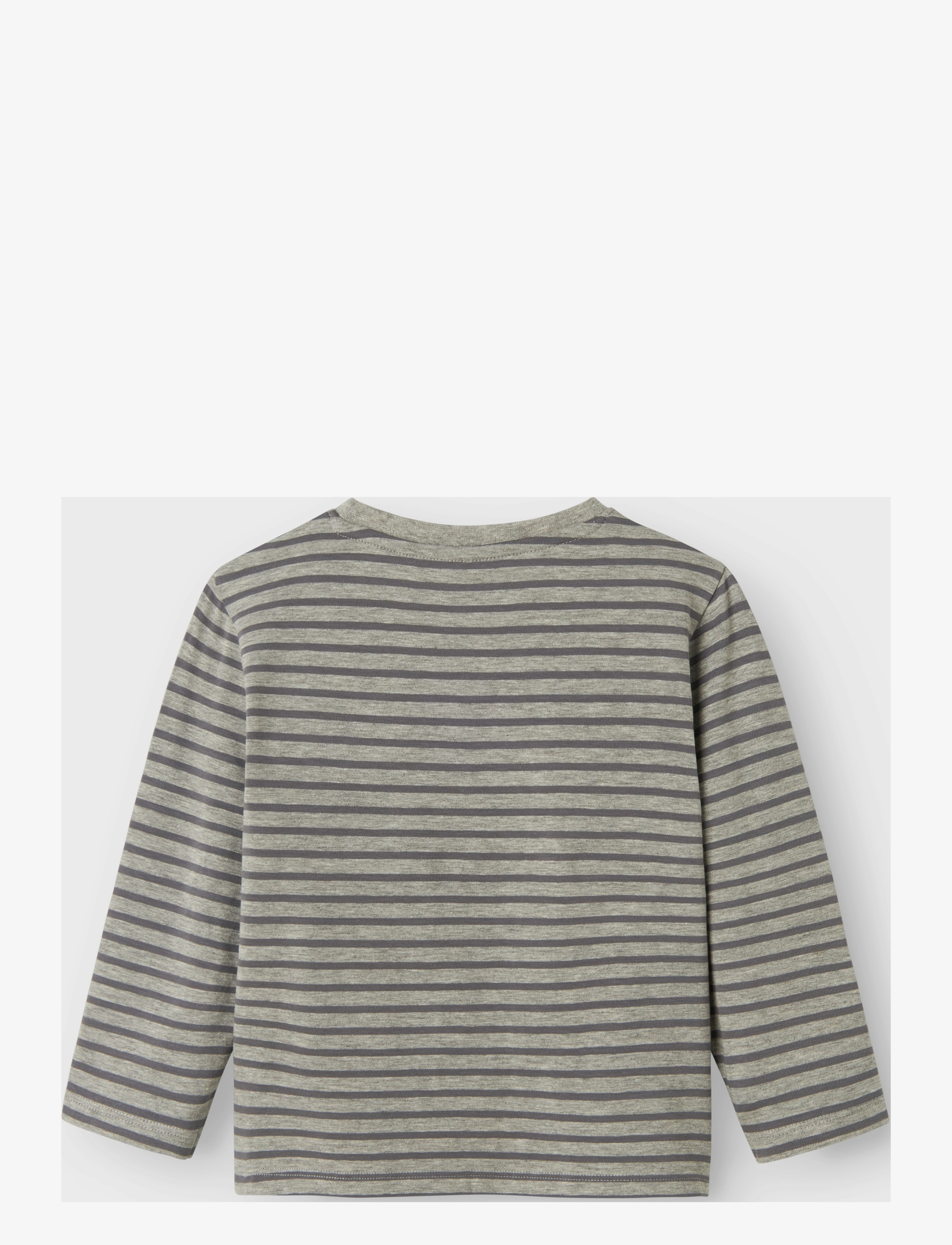 name it - NMMJASPER PAW LS NREG TOP CPLG - t-shirts à manches longues - grey melange - 1