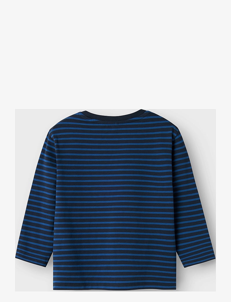 name it - NMMJASPER PAW LS NREG TOP CPLG - long-sleeved t-shirts - navy blazer - 1