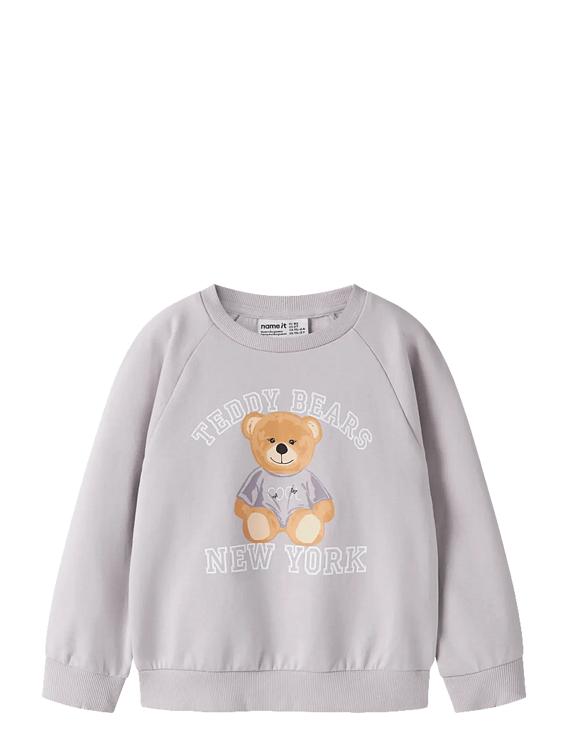 name it - NMFVENUS LS NREG SWEAT UNB - sweatshirts - lilac marble - 1