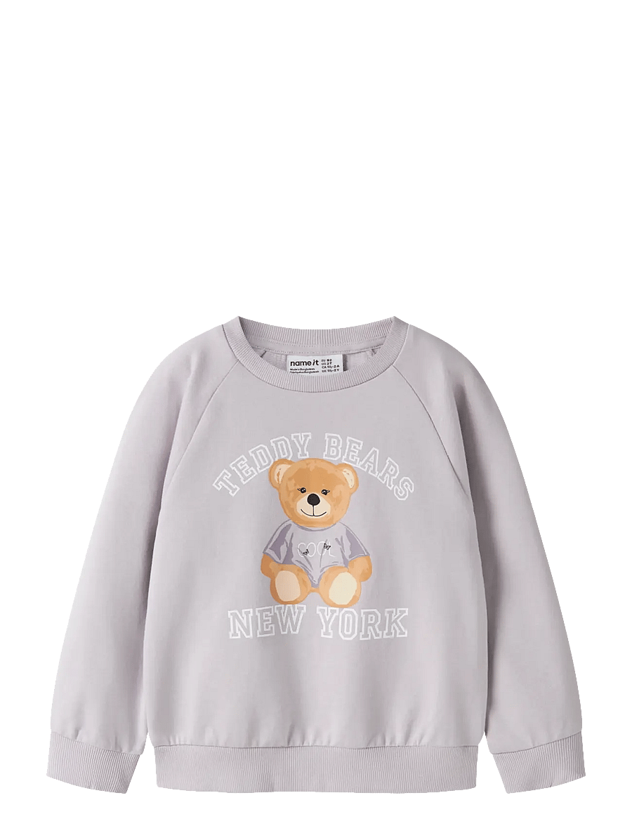 name it - NMFVENUS LS NREG SWEAT UNB - sweatshirts - lilac marble - 1