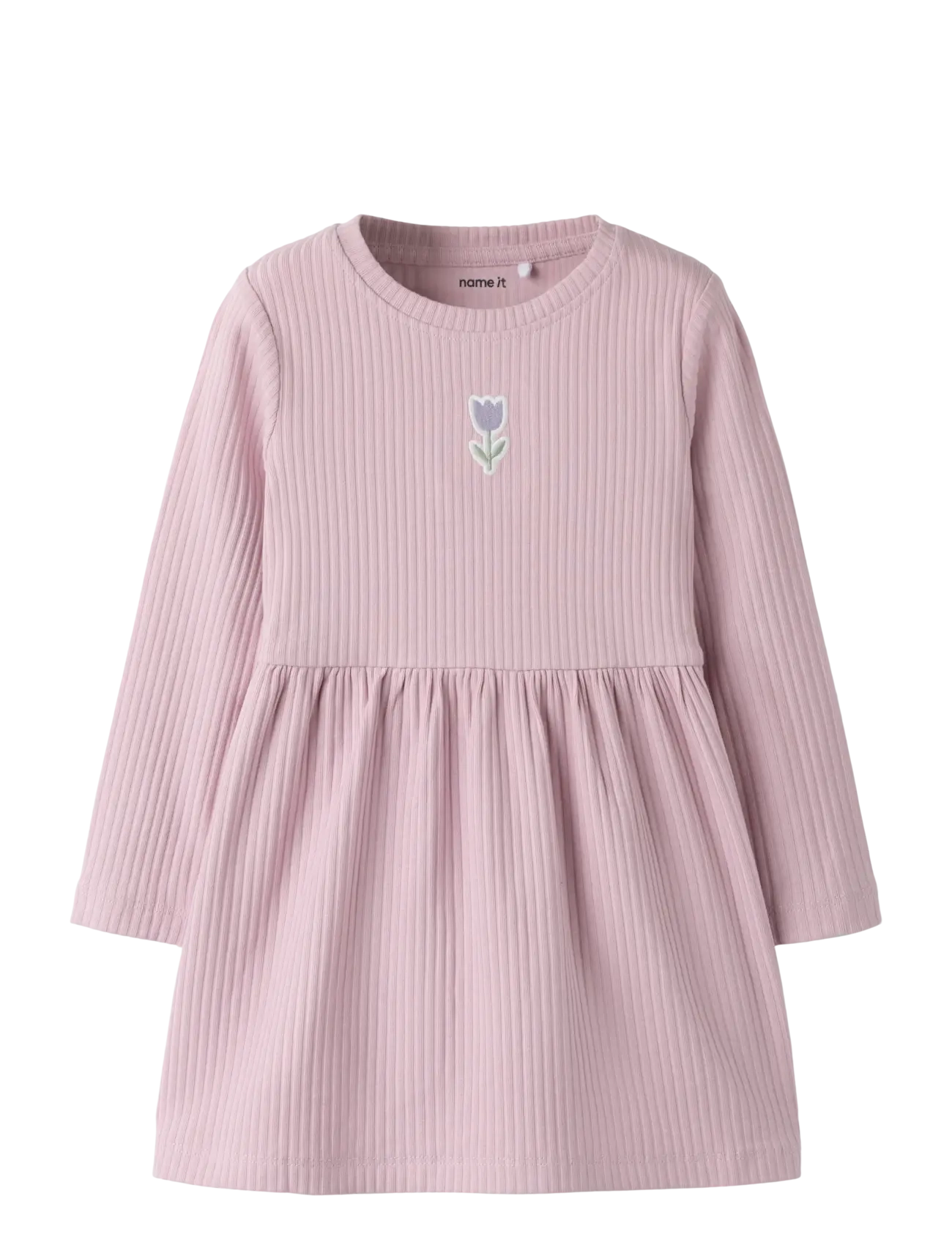 name it NMFVEMMA LS DRESS - Kjoler & nederdele - DAWN PINK / pink/rose