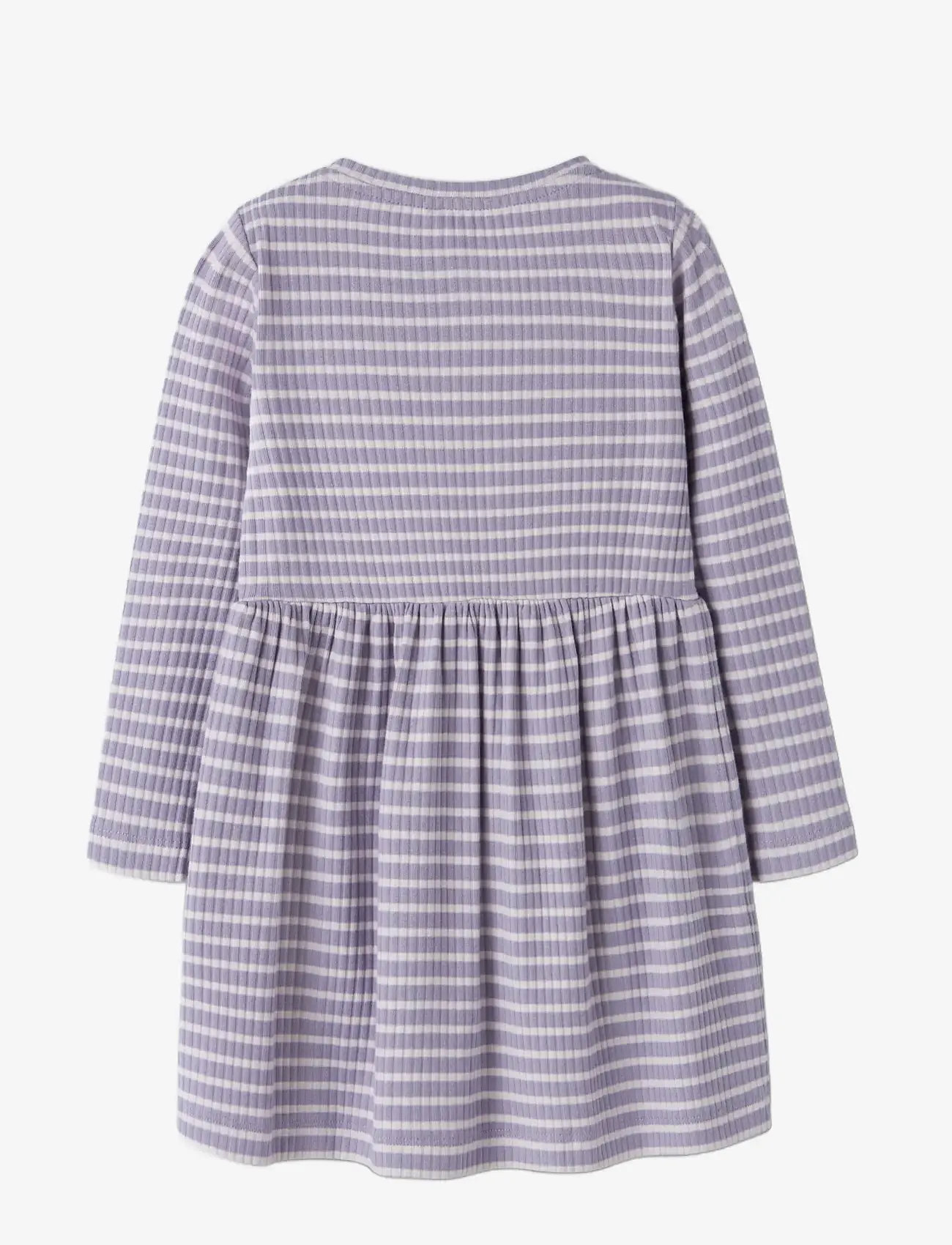 name it - NMFVEMMA LS DRESS - långärmade babyklänningar - lavender gray - 2
